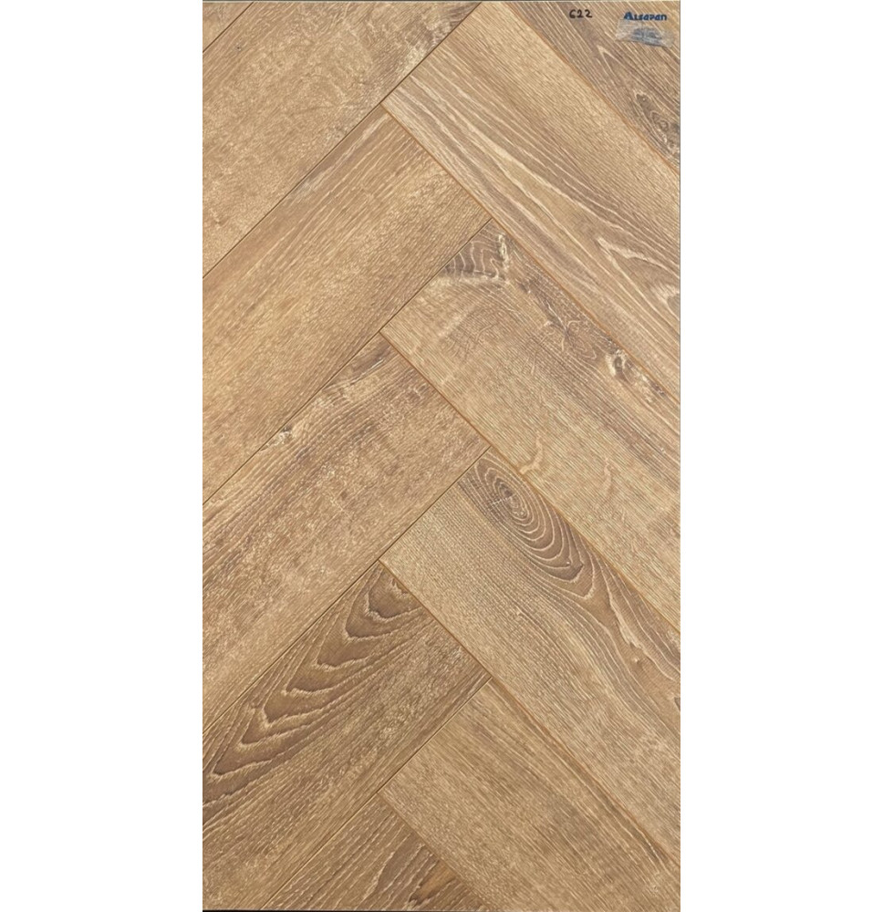 Parchet laminat Alsapan Herringbone Balearic Oak 12 mm, clasa trafic AC6, bizotat 4V 5G