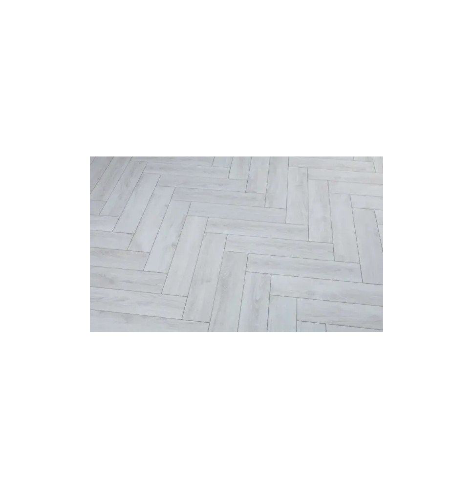 Parchet laminat Alsapan Herringbone Polar Oak 12 mm, clasa trafic AC6, bizotat 4V 5G